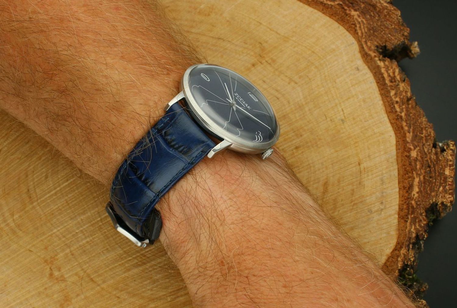 Zegarek Błonie Zodiak Mechaniczny Granatowy (2).jpg